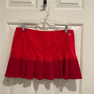 EleVen by Venus Williams Red Flutter Skirt